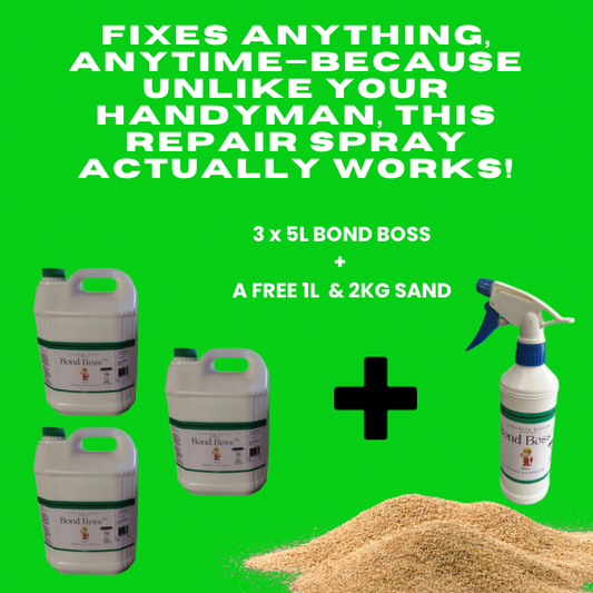 Bond Boss™ Wall Protection Spray (3 x5L + 1L & Sand)