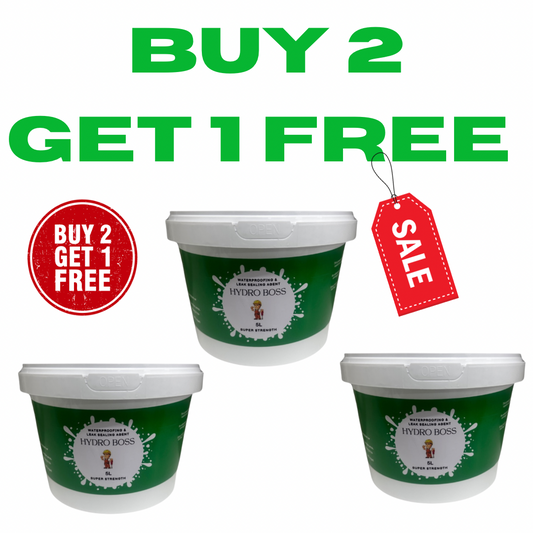 HydroBoss™ – Waterproofing Sealing Agent  ( 2 x 5L + FREE 5L )