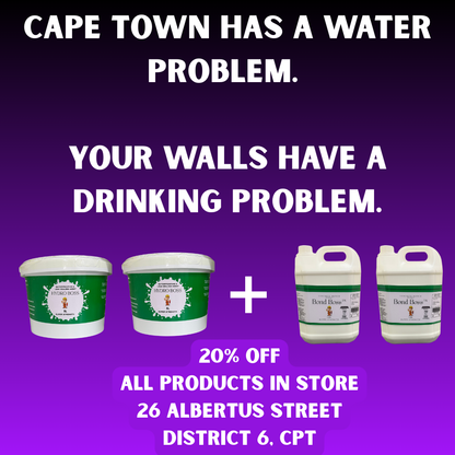 CAPE TOWN OPENING SALE - Master Seal™ Bundle (2 x 5L Hydro Boss + 2 x5L Bond Boss FREE)