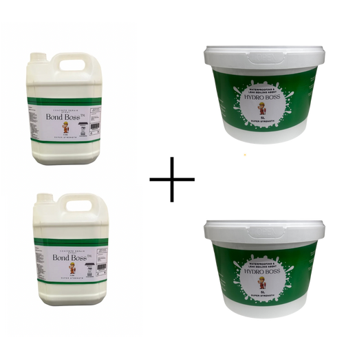 Master Seal™ Bundle (2 x 5L Hydro Boss + 2 x5L Bond Boss FREE)