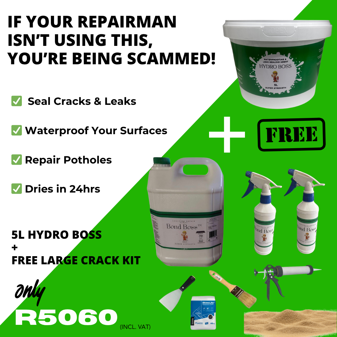 WOMEN'S MONTH SPECIAL - Hydro Boss™ 5L + FREE Large Crack Kit Bundle