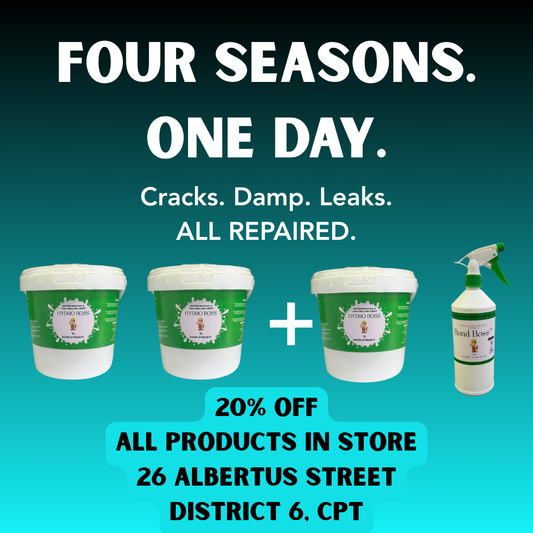 CAPE TOWN OPENING SALE - HydroBoss™ – Waterproofing Sealing Agent (2L + 2L FREE )