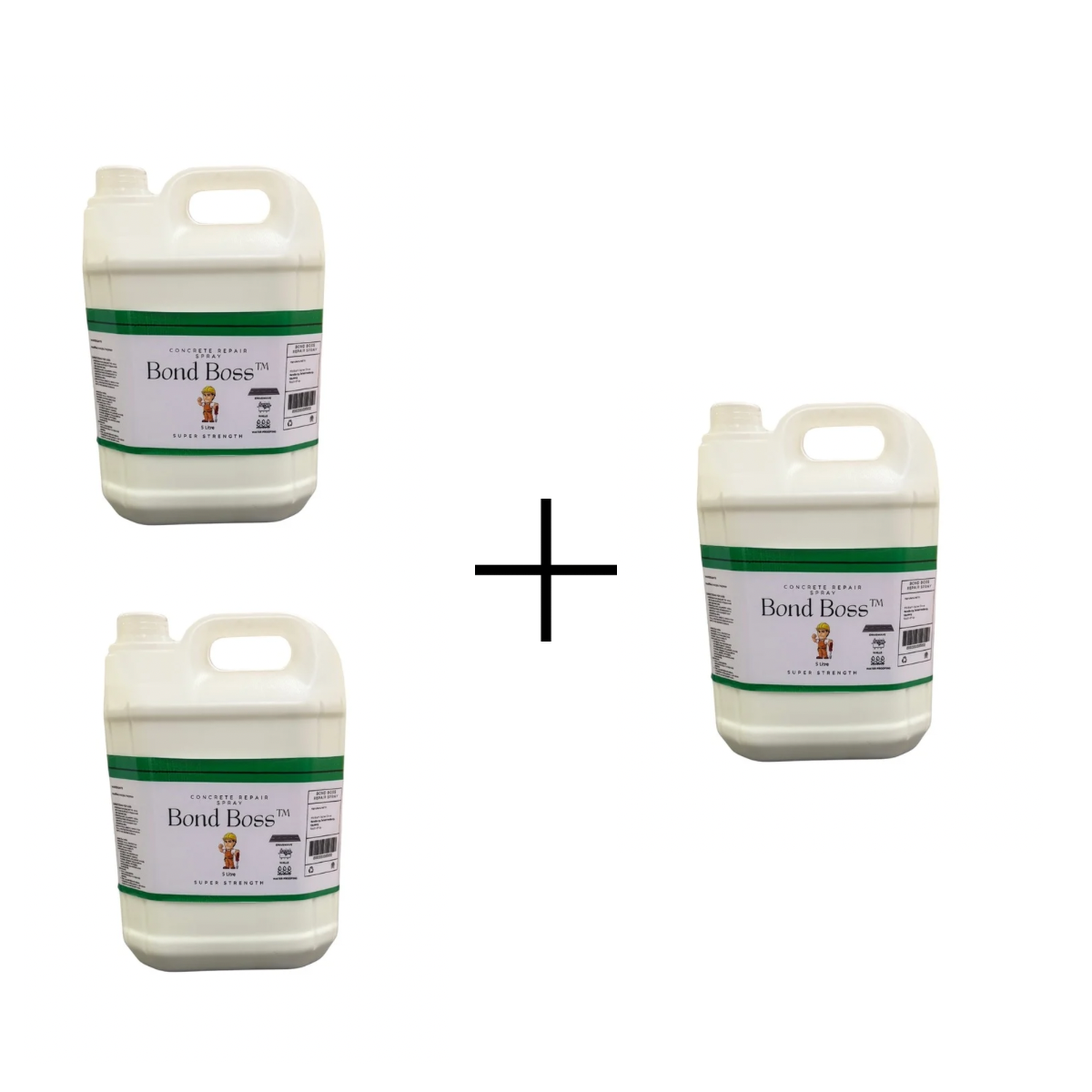 Bond Boss™ Wall Protection Spray (3 x5L + 1L & Sand)
