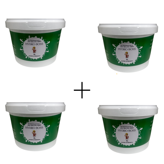 HydroBoss™ – Waterproofing Sealing Agent  ( 2x5L + 2X5L FREE )