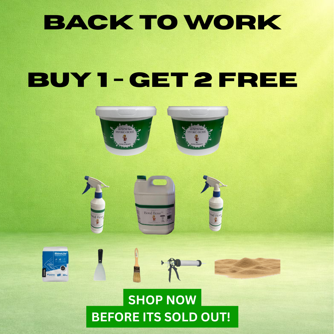 BACK TO WORK SALE  - Hydro Boss™ 5L + FREE 5L Hydro Boss & Large Crack Kit Bundle
