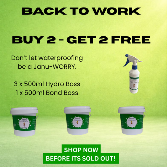 BACK TO WORK SALE  - Hydro Boss & Bond Boss ( 2x500ml & FREE 2x500ml)